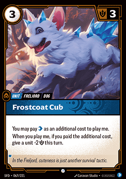 Frostcoat Cub - Spiritforged (Common) [SFD-067]