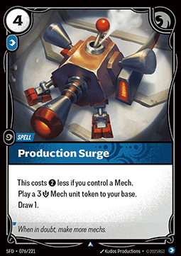 Production Surge - Spiritforged (Uncommon) [SFD-076]