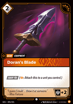 Doran's Blade - Spiritforged (Common) [SFD-095]