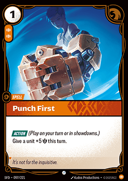 Punch First - Spiritforged (Common) [SFD-097]