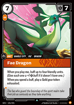 Fae Dragon - Spiritforged (Uncommon) [SFD-101]