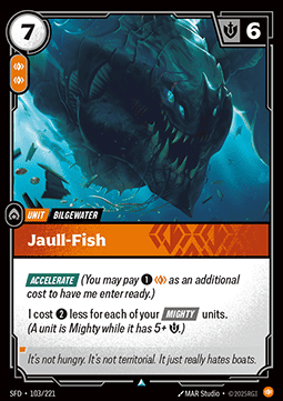 Jaull-Fish - Spiritforged (Uncommon) [SFD-103]