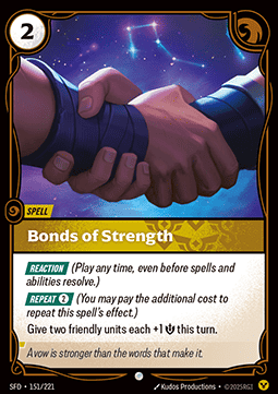 Bonds of Strength - Spiritforged (Common) [SFD-151]