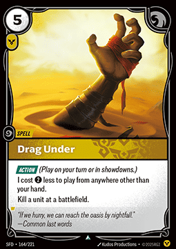 Drag Under - Spiritforged (Uncommon) [SFD-164]