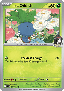 Erika's Oddish - Ascended Heroes (Common) [ASC-001]