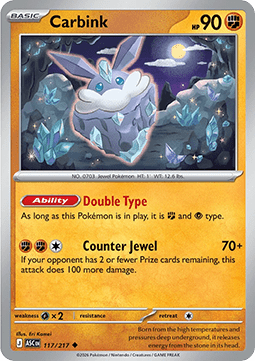 Carbink - Ascended Heroes (Uncommon) [ASC-117]