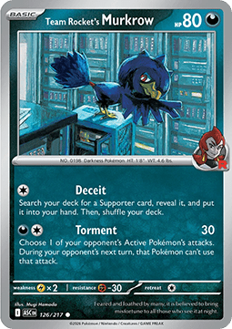 Team Rocket's Murkrow - Ascended Heroes (Common) [ASC-126]