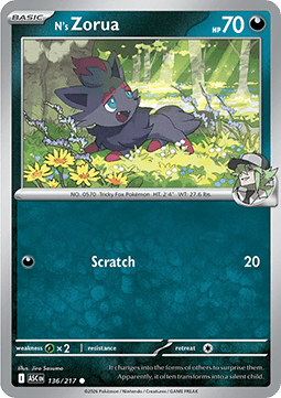 N's Zorua - Ascended Heroes (Common) [ASC-136]
