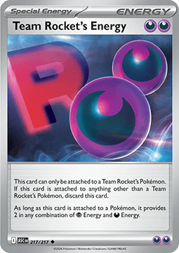 Team Rocket's Energy - Ascended Heroes (Uncommon) [ASC-217]