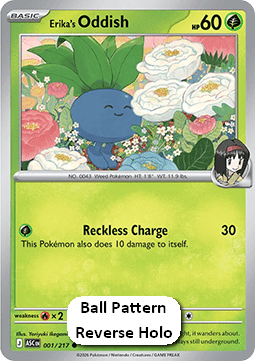 Erika's Oddish - Ascended Heroes: Additionals (Common) [xASC-001]