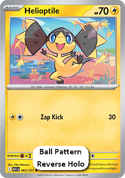 Helioptile - Ascended Heroes: Additionals (Common) [xASC-063]