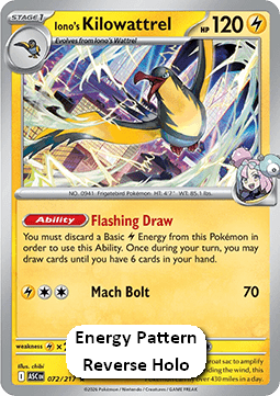 Iono's Kilowattrel - Ascended Heroes: Additionals (Rare) [xASC-072]