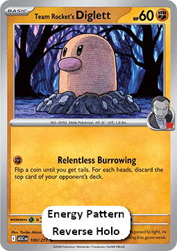 Team Rocket's Diglett - Ascended Heroes: Additionals (Common) [xASC-100]