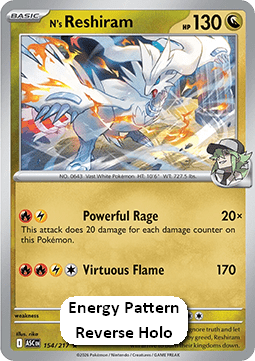 N's Reshiram - Ascended Heroes: Additionals (Rare) [xASC-154]