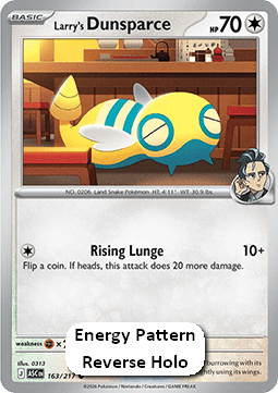 Larry's Dunsparce - Ascended Heroes: Additionals (Common) [xASC-163]