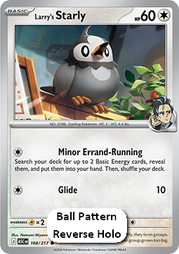 Larry's Starly - Ascended Heroes: Additionals (Common) [xASC-168]