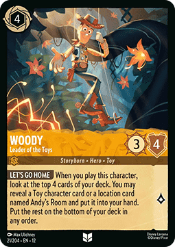 Woody - Leader of the Toys - Wilds Unknown (Uncommon) [12WIL-21]