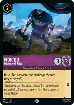 Mor'du - Wicked with Pride - Wilds Unknown (Common) [12WIL-35]