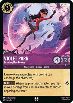 Violet Parr - Learning New Powers - Wilds Unknown (Uncommon) [12WIL-48]