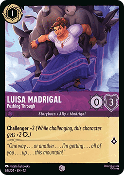 Luisa Madrigal - Pushing Through - Wilds Unknown (Common) [12WIL-62]