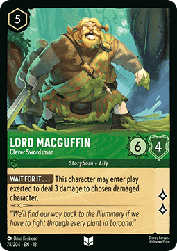 Lord MacGuffin - Clever Swordsman - Wilds Unknown (Uncommon) [12WIL-78]