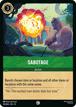 Sabotage - Wilds Unknown (Common) [12WIL-96]