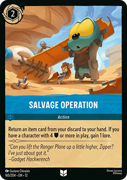 Salvage Operation - Wilds Unknown (Uncommon) [12WIL-165]