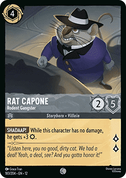 Rat Capone - Rodent Gangster - Wilds Unknown (Common) [12WIL-183]