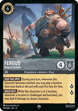 Fergus - Outpost Builder - Wilds Unknown (Super Rare) [12WIL-194]
