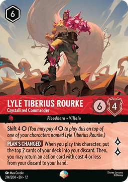 Lyle Tiberius Rourke - Crystallized Commander (V.2) - Wilds Unknown (Epic) [12WIL-214]
