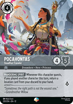 Pocahontas - Steadfast Traveler (V.2) - Wilds Unknown (Epic) [12WIL-220]