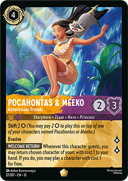 Pocahontas & Meeko - Adventurous Friends
