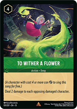 To Wither a Flower