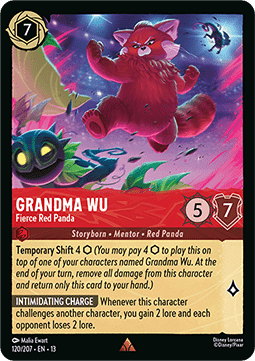 Grandma Wu - Fierce Red Panda