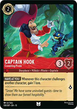Captain Hook - Conniving Pirate