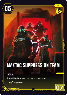 MaxTac Suppression Team