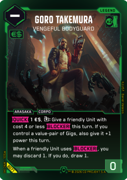 Goro Takemura - Vengeful Bodyguard (V.1)