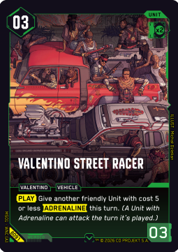 Valentino Street Racer
