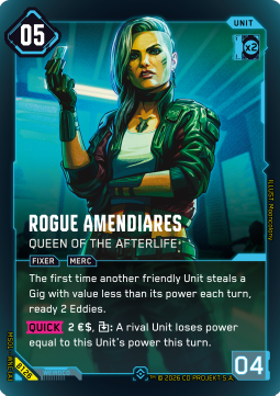 Rogue Amendiares - Queen of the Afterlife (V.1)