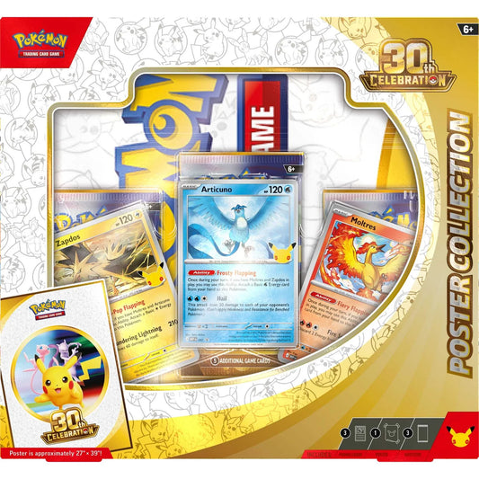 Pokémon TCG: Poster Collection - 30th Celebration - 16th September Release