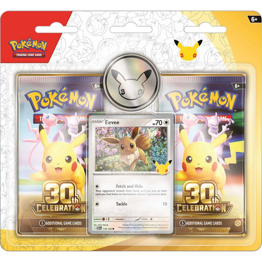 Pokémon TCG: 2 pack Blister - 30th Celebration - Wave 2 (Early October Estimated)